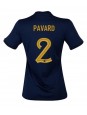 Frankreich Benjamin Pavard #2 Heimtrikot für Frauen WM 2022 Kurzarm